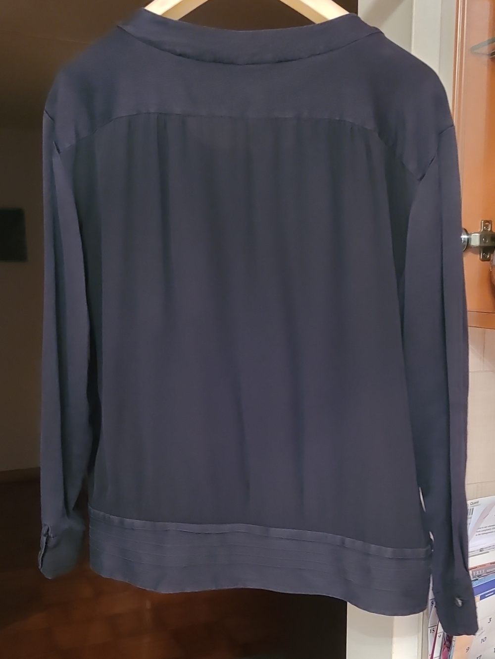 ITALY,VICTOR ROLF,SILK Pleated Button-Front Shirt - Picture 5 of 10